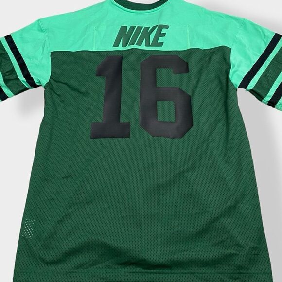 Nike Dri-Fit Mens Green/Black Plain Football Jersey size Small DV7364-341 New - Picture 7 of 10